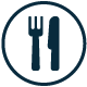 fork and knife